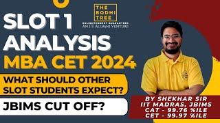 MBA CET 2024 |9 March (Morning Slot)|Detailed Analysis| JBIMS Cutoff | What other slots can expect ?