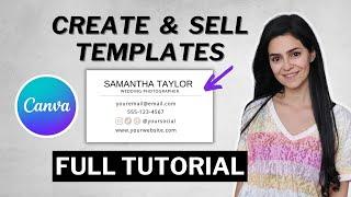 Create CANVA Templates to Sell on Etsy (Step by Step FULL Process)
