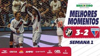 Melhores Momentos Campeonato Brasileiro | Vasco da Gama x Fortaleza | Semana1