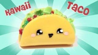 ◕‿◕ Taco! Kawaii Friday 109 - Tutorial in Polymer clay!