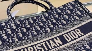 Unboxing Dior Monogram Oblique Small Book Tote