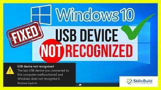  How to Fix USB Device Not Recognized in Windows 10 [FAST]