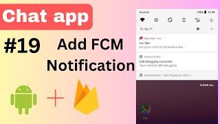19 FCM Push Notification | Chat application | Android Studio