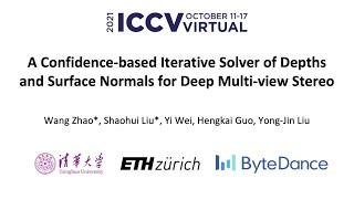 A Confidence-based Iterative Solver of Depths and Surface Normals for Deep Multi-view Stereo