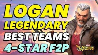 LOGAN LEGENDARY UNLOCK GUIDE! BEST TEAMS TO USE! PREPARE NOW F2P | MAY 2024 | MARVEL Strike Force