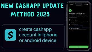 Create Cashapp Account In Iphone & Android | Cashapp new update method