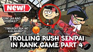 TROLLING RUSH SENPAI CODM IN RANK GAME, HE GETS MAD!