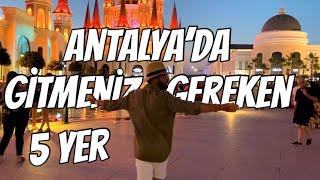 ANTALYA'DA GEZİLECEK YERLER | The Land Of Legends,Mermerli Plajı 