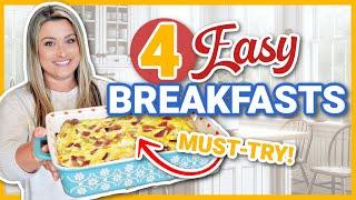 4 Easy Breakfast Recipes that YOU NEED TO TRY!!