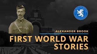 First World War Stories: Alexander Brook