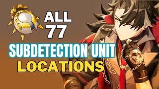 All 77 Subdetection Unit Locations - Efficient Farming Route | Genshin Impact