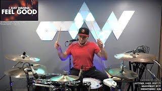 drummer absolutely shreds my song on twitch stream