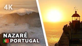 “THE BIGGEST WAVES IN THE WORLD” - NAZARÉ, PRAIA DO NORTE | PORTUGAL [4K]