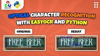 Text detection with Python and Opencv | OCR using EasyOCR | Computer vision tutorial