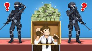 Using a Cardboard Box To Steal $100,000 (Perfect Heist 2)