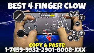 BGMI PUBG MOBILE BEST 4 FINGER CLAW GRIP | BGMI BEST 4 FINGER CLAW CONTROL CODE | 4 FINGER CONTROL