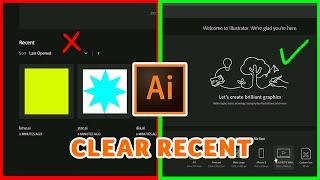 How to remove recent files in Illustrator CC