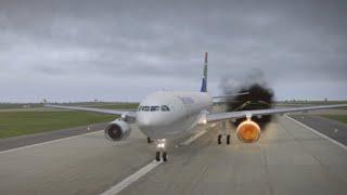 CABIN CREW TRAINING: REJECTED TAKE OFF (RTO) / ABORTED TAKE OFF FOLLOWING AN ENGINE FIRE
