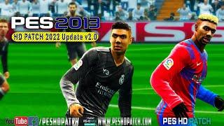 PES 2013 HD Patch 2022 - Real Madrid vs Barcelona | El Clasico | Gameplay [60FPS]