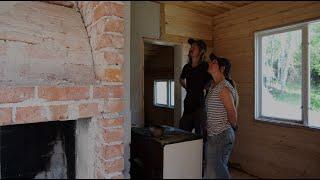 #20 Restoring old windows, Cleaning out the DISGUSTING cellar -Renovating a tiny house cabin