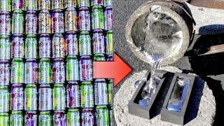 Heinrich Made - Pure Aluminum From Cans | Melting Cans at Home | Trash to Treasure