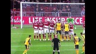 Alexis Sánchez AMAZING GOAL FREE KICK / Middlesbrough - Arsenal