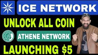 Ice Network Stake Unstake | Athene Network Gem ATH Distribution News