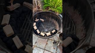 Smoking meat made easy: building a charcoal snake on a Weber grill