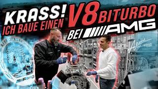 Unfassbar! Ich bau einen G63 V8 Motor bei AMG zusammen! One Man one Engine! | Hamid Mossadegh #amg