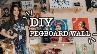 DIY PEGBOARD WALL  |  Building my own Art Display for ArtsGoggle!