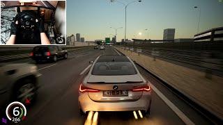 BMW M4 Competition G82 - | Heavy Traffic | Assetto Corsa | Thrustmaster TX Gameplay