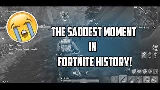 THE SADDEST MOMENT IN FORTNITE HISTORY! (YOU WILL CRY 100%)