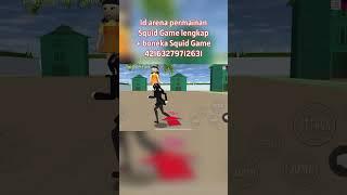 ID props Sakura School Simulator arena permainan Squid Game lengkap + boneka Squid Game