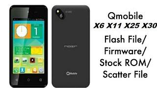 Qmobile X6/X30/X25/X11 Flash File Scatter File Hang On Logo Stuck On Start Hard Reset Solution