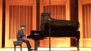 Jayden Chong plays 3/4 of a Chopin etude in a low budget Carnegie Hall