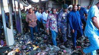 Bawumia,NPP Gurus visit Kantamanto traders after fíre outbreak