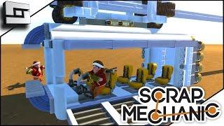 Scrap Mechanic - ROCKET POWERED MONORAIL!  (Gameplay)