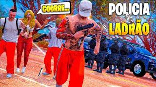 ELE FOI O PIOR DA TROPA!! O POLICIA E LADRÃO MAIS DIFERENTE E APELÃO QUE JÁ FIZEMOS NO GTA 5!!