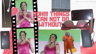 10 THINGS I CANNOT DO WITHOUT/ MATERIAL THINGS/ NANCY EBERE