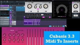 Cubasis 3.3  Midi To Inserts Effect  (#vocoder #autotune)