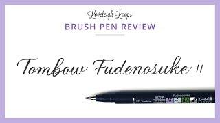 TOMBOW FUDENOSUKE - Brush Pen Review for Calligraphy and Lettering