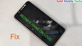 MI redmi 6 hang on logo flashing SP Flash tool