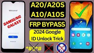 Samsung A10,A10s,A20,A20s FRP Bypass Without Pc 2024 Android 11 Google Account Bypass - No *#0*#
