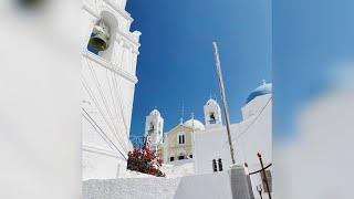 SANTORINI GREECE // ISLAND // “MEGALOCHORI” VILLAGE - 2022  //  OCTOBER