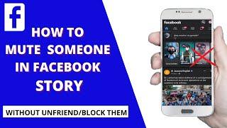 How to Mute  Someone in Facebook Story