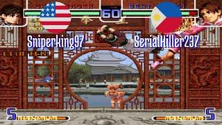 @kf2k2pls: Sniperking97 (US) vs SerialKiller237 (PH) [KOF 2002 Plus kf2k2 Fightcade] Jul 28