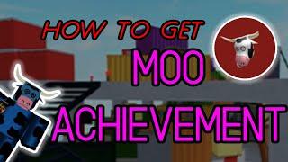 How to Get the Moo Achievement [ COW SKIN ] in Roblox Arsenal