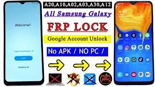 Samsung A10,A02,A03,A12,A20,A30 Frp Bypass 2024 | All Samsung Android 11 Google Bypass Without PC