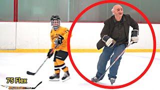 Old Man Dominates 8 Year Olds with True Junior Sticks ft. Uncle Pav.