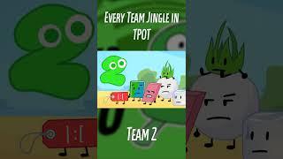 Every Team Jingle in TPOT #shorts #bfdi #tpot #jacknjellify #teams #jingles